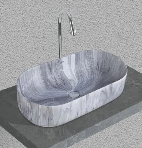 Oval Ceramic Table Top Wash Basin