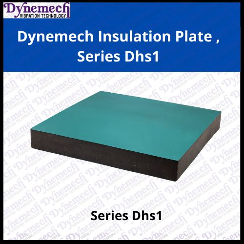 Black Rectangular Dynemech Insulation Plate , Series Dhs1, for Heavy Presses Etc., Size : 500x500x65mm