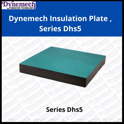 Black Rectangular Dynemech Insulation Plate , Series Dhs5, for Heavy Presses Etc., Size : 500x500x80mm