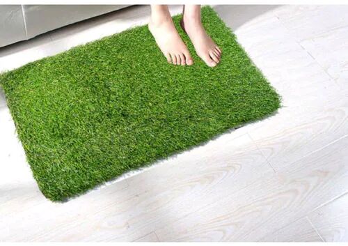 Plain Cotton artificial grass, Size : 24inch Roll