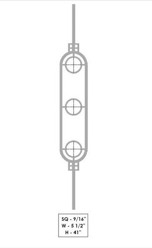 SB7 Cast Iron Baluster