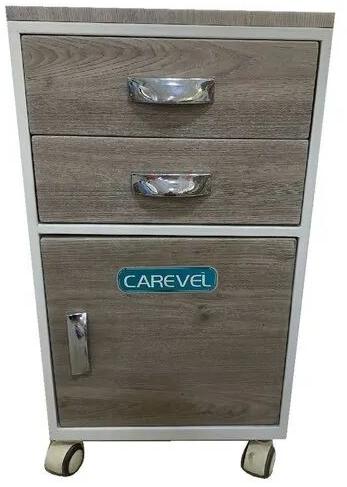 Carevel Mild Steel Hospital Bed Side Locker