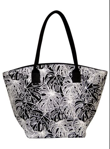 Printed Jute Designer Beach Bag, Size : 33.5 x 49.5 x 13.5 cms