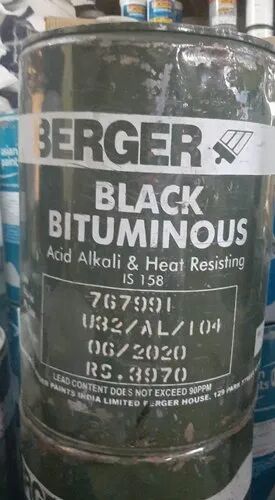 Bituminous Black Paint, Packaging Type : Tin