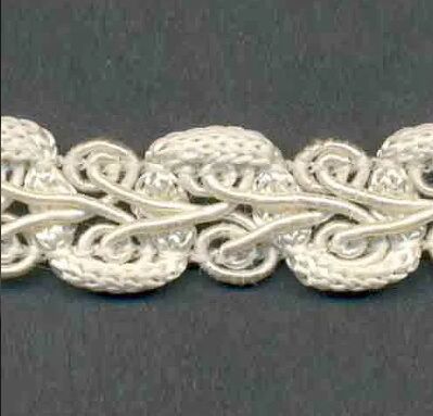 Crochet Rayon Lace, Color : White