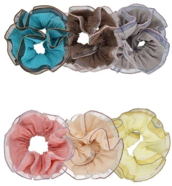 CNB39987 Plain Hair Scrunchies