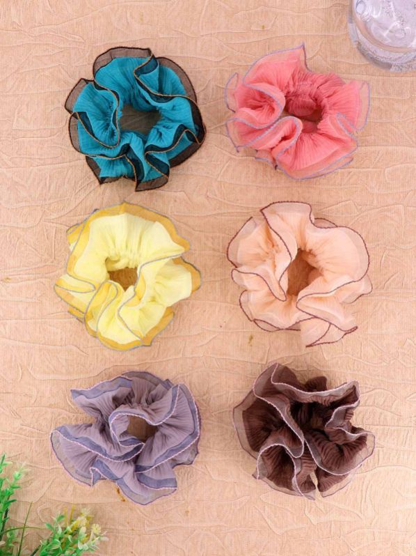 CNB39987 Plain Hair Scrunchies