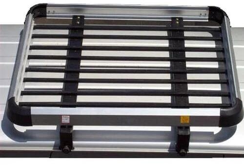 Aluminium Car Luggage Carriers, Color : Silver