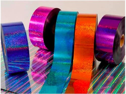 Pink Gokul Plastic Holographic Sequins Roll