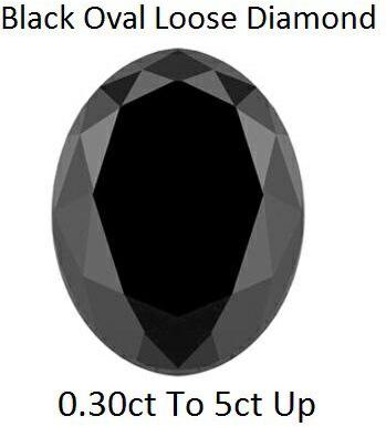 20.00 Carat Oval Cut Black Diamond Lot For Sale