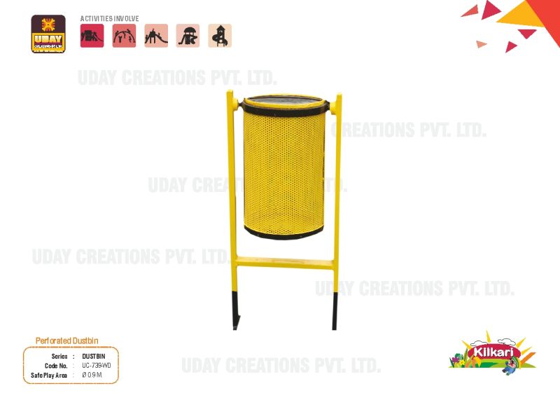 Plain FRP Perforated Dustbin, for Waist Storage, Feature : Eco Friendly, Fine Finished, Rust Proof