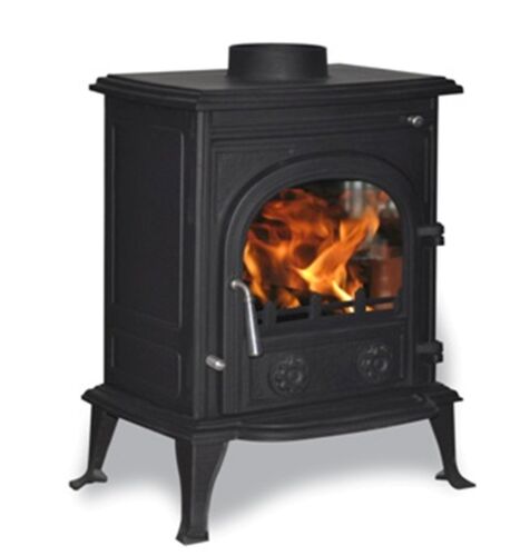Cast Iron Wood Fireplace, Color : Metal