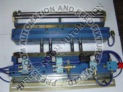 Four Pulling Cylinder Pneumatic Feeder, for Industrial, Color : Blue
