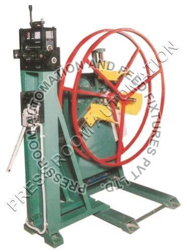 Electric Fully Automatic Scrap Coiler Motorized Decoiler, Color : Green
