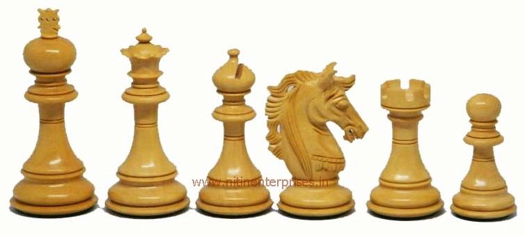 K0026 Elvis Wooden Chess Pieces