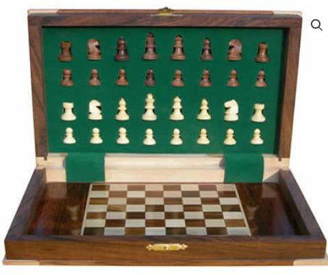 Magnetic Chess Board Book type, Size : 7”x5”, 9”x7” Inch