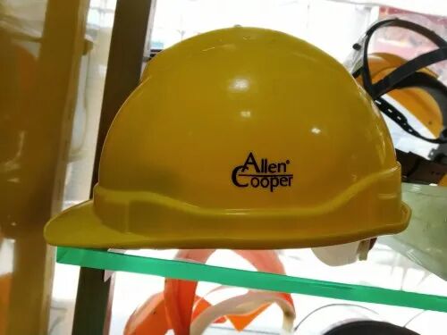PE Safety Helmet, for construction use, Color : Yellow White