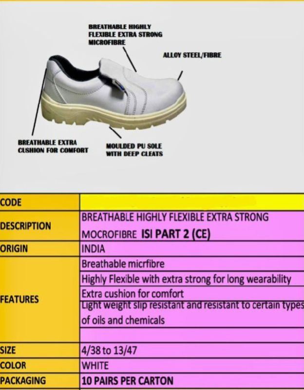 Clean Room Safety Shoes