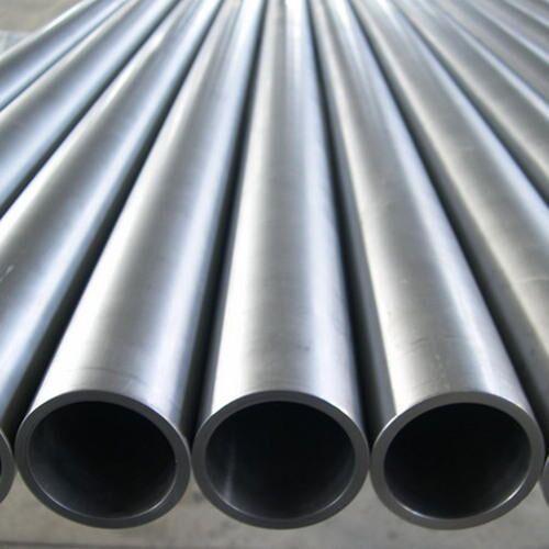Round Steel Silver Metal Pipes