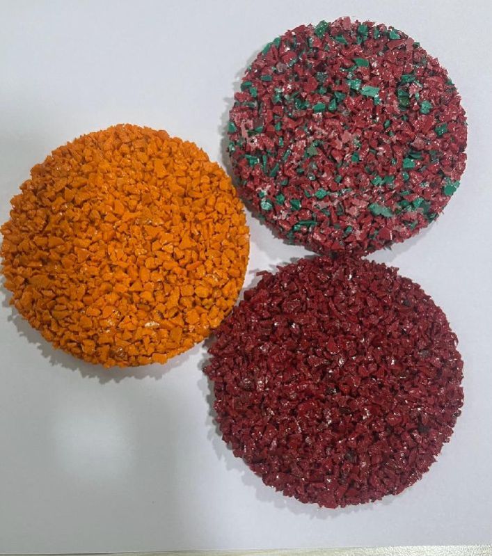 Colored Rubber Granules, for Children Play Area