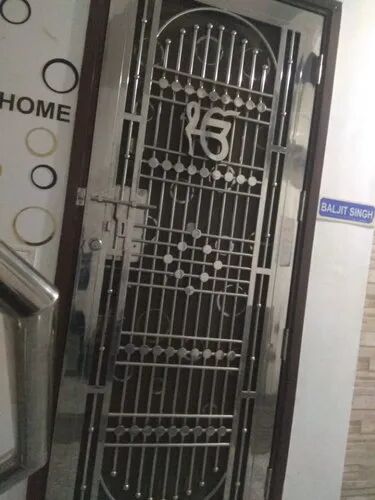 Stainless steel entrance door