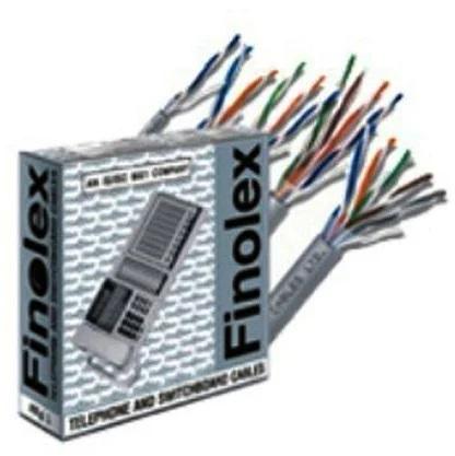 Finolex Telephone Cable, Length : 90-120mtr