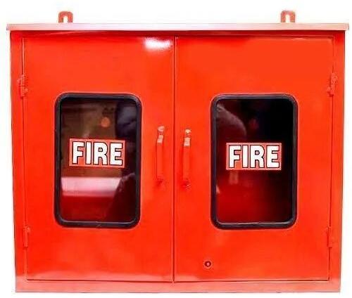 Mild Steel Fire Hose Cabinet, Size : 750 X 600 X 250