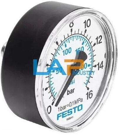 Steel festo pressure gauges, Color : Black