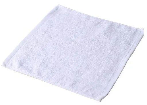 White Cotton Spa Face Towel, Size : 13 Inch width x 13 Inch Length