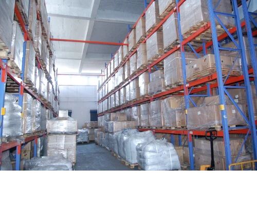 Mild Steel Industrial Storage Rack, for Warehouse, Color : Blue orange combination