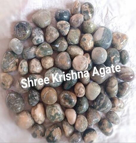 Green Jade Polished Pebbles