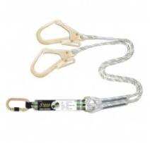 Y Forked Kernmantle Rope Shock Absorbing Lanyard 1.5 mtr