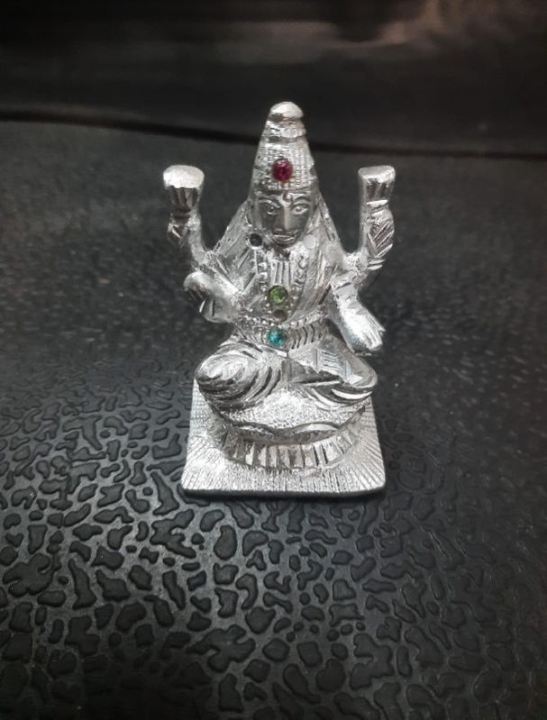 Lakshmi statue white metal, for Home, Office, Temple, Size : Multisizes