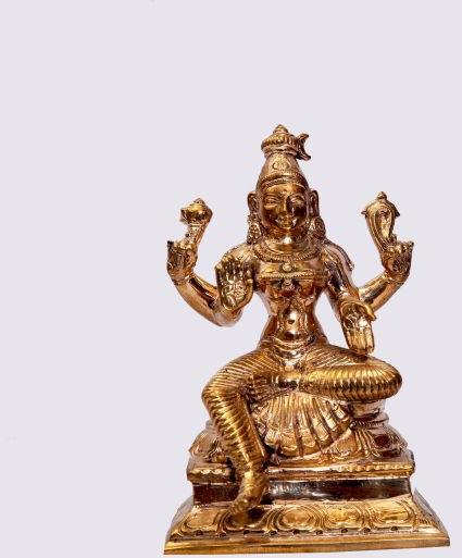 Polished Bronze Bhuvaneswari Devi Statue, for Home, Feature : Rustproof, Perfect Shape, Easy To Place