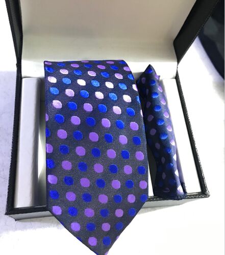 Dotted Silk Neckties, Occasion : Party Wear