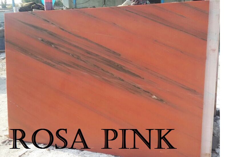 Rosa Pink Marble Slabs