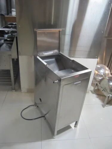 Stainless steel Garbage Disposing Unit, for Hotels, hospital, bar, Color : Silver