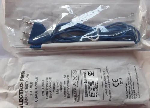 Disposable Electrosurgical Pencil, Packaging Type : Packet