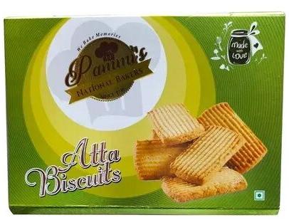 Atta Desi Ghee Biscuit, Packaging Type : Box