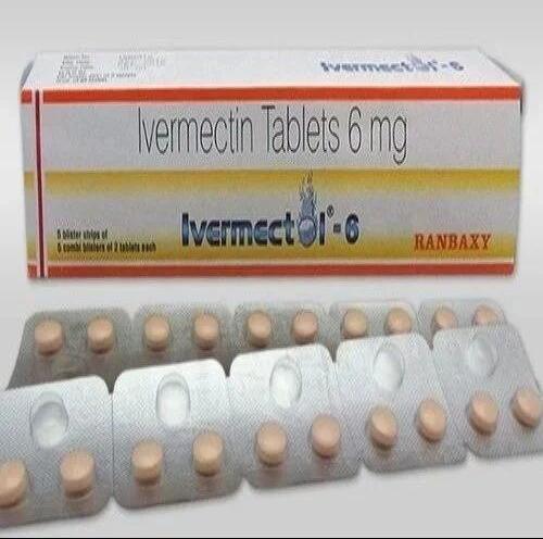 Ivermectol Ivermectin Tablet, Packaging Size : 5*5*2(50 Tablets)