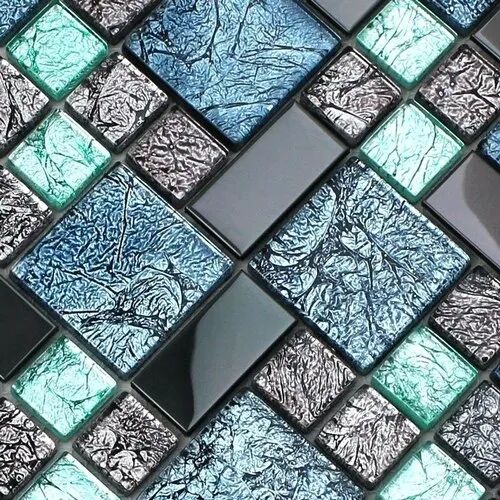 Designer Glass Wall Tile, Size : 600 x 600 mm