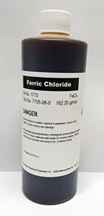 Ferric Chloride Liquid, Appearance:Clear Liquid