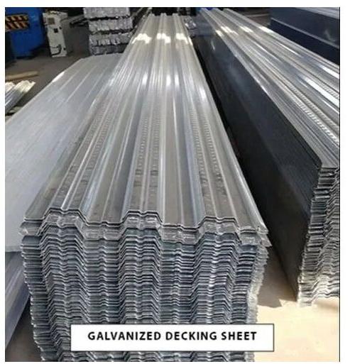 Bhushan Steel Galvanized Decking Sheet, Length : 5 To 6 Meter