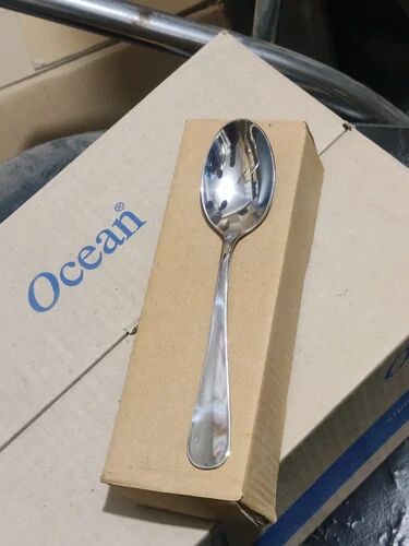 Steel baby spoon, Packaging Size : 12