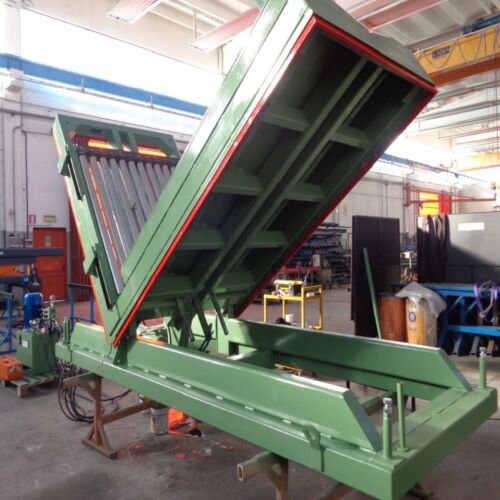 Polished Mild Steel container tilters, Color : customize