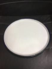 Round White Enamel Plate