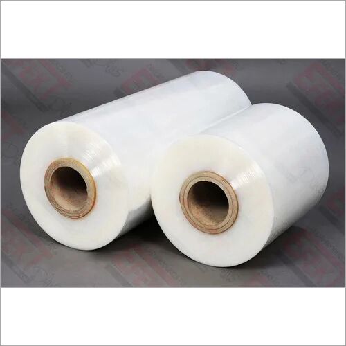 PVC White Stretch Film Roll, Length : 100-400mtr