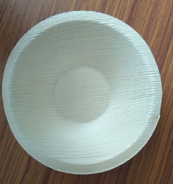 4.5 Inch Areca Leaf Round Bowls