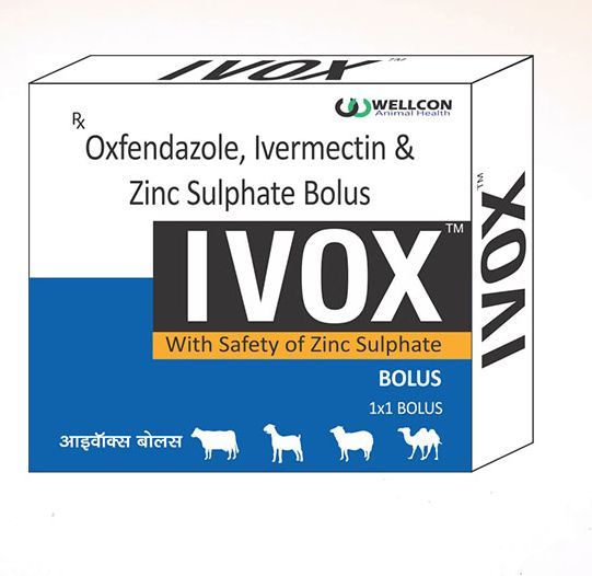 Ivox Bolus, for Animals Use, Packaging Type : Box