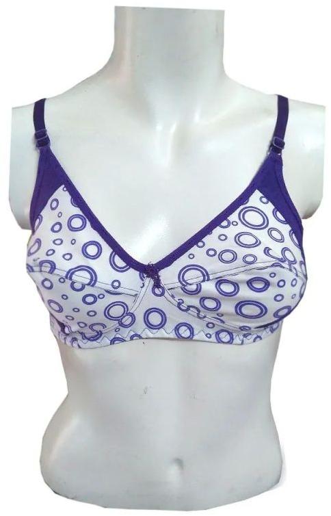Printed Cotton Ladies Non Padded Bra, Feature : Comfortable, Dry Cleaning